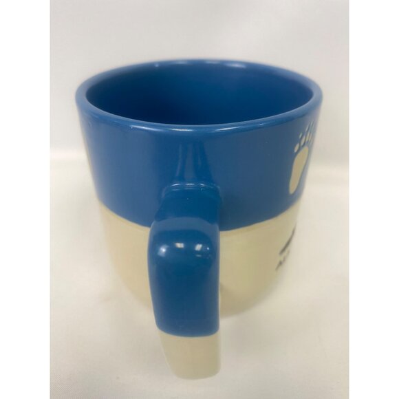 Alaska The Last Frontier Coffee Mugs Eagle Bear Wolf Moose Paw Prints - Picture 2 of 6